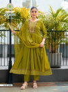 Kashvi Vol 4 By Passion Tree Vichitra Silk Anarkali Kurtis Set Exporters In India